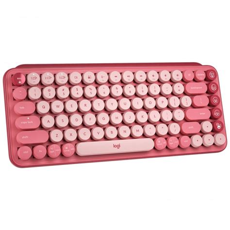 Mexx | TECLADO LOGITECH POP KEYS INALáMBRICO CORAL ROSA