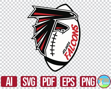 Atlanta Falcons SVG NFL Football Sports Logo for Cricut | Etsy