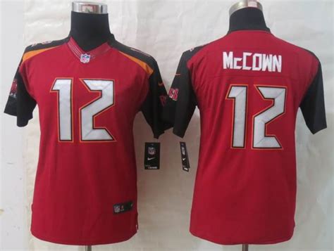 Youth 2014 New Nike Tampa Bay Buccaneers 12 McCown Red Limited Jerseys