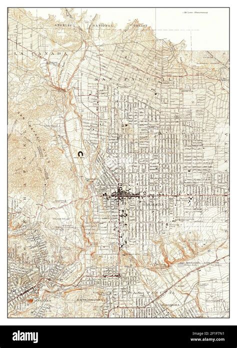 Altadena california map hi-res stock photography and images - Alamy