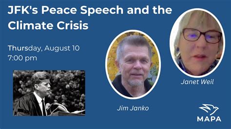 JFK’s Peace Speech and the Climate Crisis – Massachusetts Peace Action