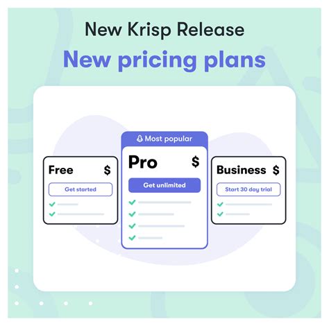 What's new at Krisp | New pricing plans