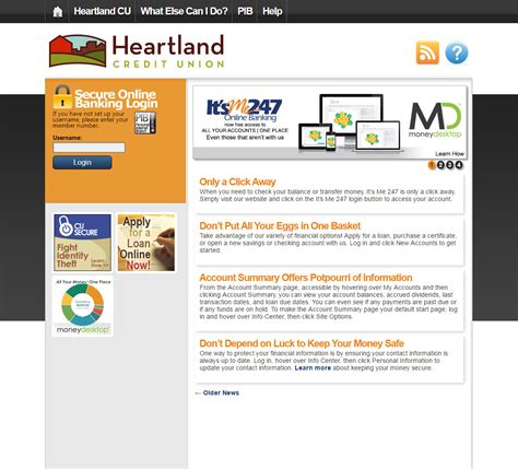 Online Banking Community Customization - Heartland Credit Union - CU ...