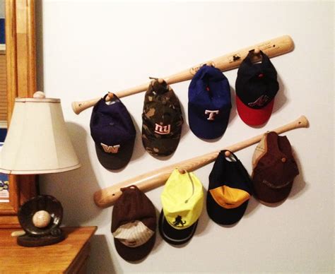 Wood Wooden Baseball Hat Rack Plans PDF Plans