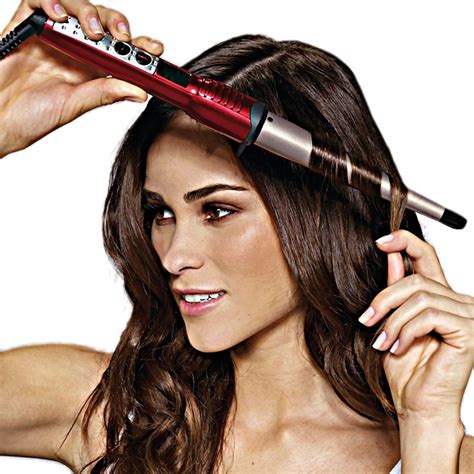 Babyliss, Pro Hair Curler, 200°C, 10 Heats Settings, Titanium Ceramic Coating, Red