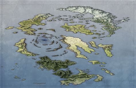 Fantasy Archipelago Map