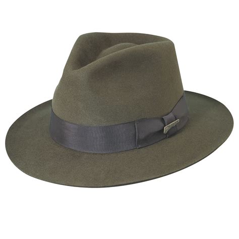 Indiana Jones Fur Felt Fedora Hat – Explorer Hats