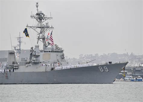 DVIDS - Images - USS Mustin (DDG 89) returned to San Diego [Image 2 of 5]