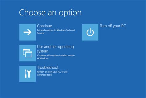 How to access the Boot Options menu in Windows 8 and 10