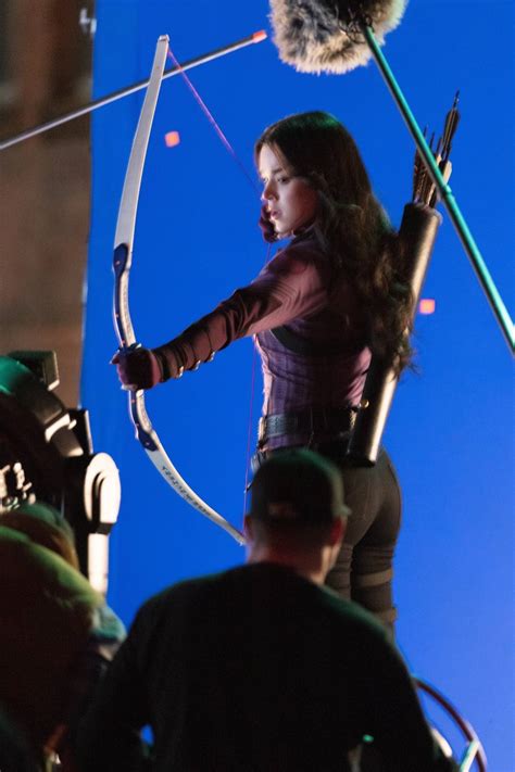 Hailee Steinfeld – ‘Hawkeye’ set in Atlanta – Georgia – GotCeleb