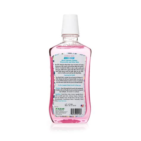 Alcohol-Free Kid’s Natural Bubble Gum Mouthwash (Sugar Free) 473mL | Xylitol | Sugar Free ...