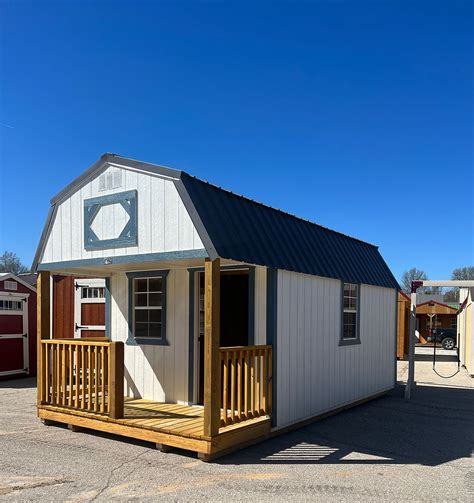 10x20 Lofted Shed with Porch | The Shed House LLC