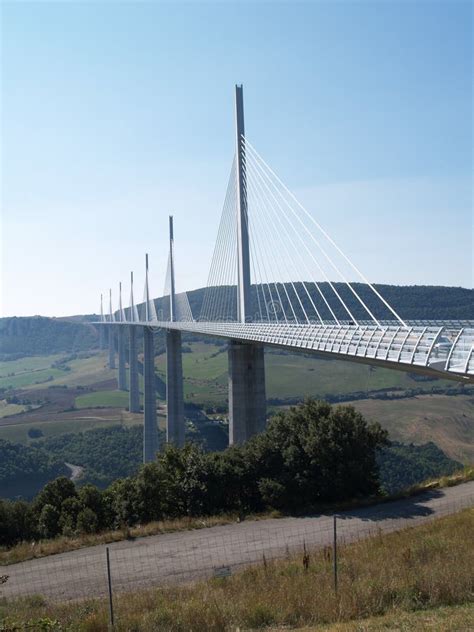 Millau Viaduct editorial stock photo. Image of exterior - 78256173