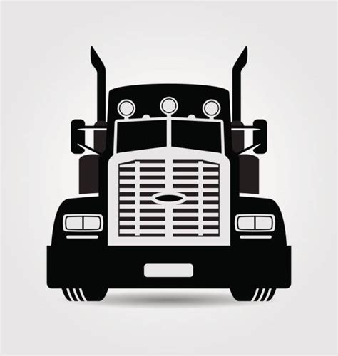 Kenworth W900 Peterbilt Truck Clip Art Semi Truck Side View Clipart ...