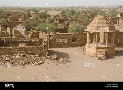 India Rajasthan Kuldhara village ruins near Jaisalmer Stock Photo - Alamy