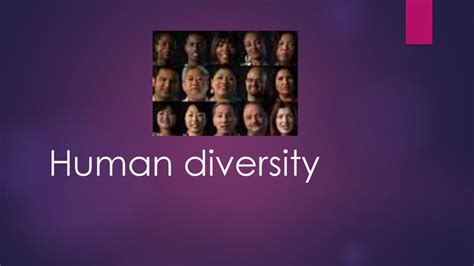 Human diversity. - ppt download