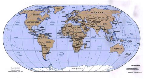 World Globe Map With Equator - Wayne Baisey