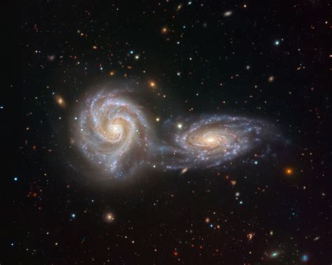 VIMOS’s Final Image - Interacting Galaxies NGC 5426 and NGC 5427