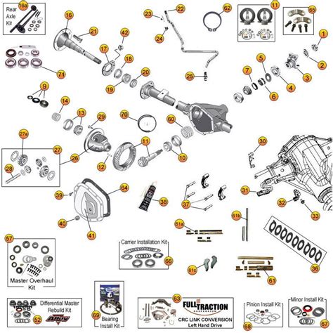 Jeep Tj Dana 44 Rear Axle Parts Diagram