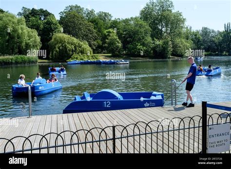 The Regent's Park boating lake, London, UK Stock Photo - Alamy