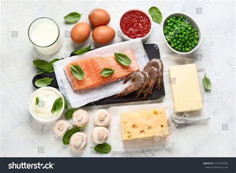 Foods Rich Vitamin D Healthy Bones Stock Photo 1537953503 | Shutterstock