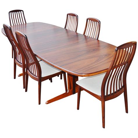 Danish Rosewood Dining Set by Skovby at 1stdibs