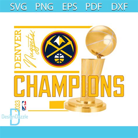 Denver Nuggets Champions NBA Finals 2023 Png Silhouette File - Inspire ...