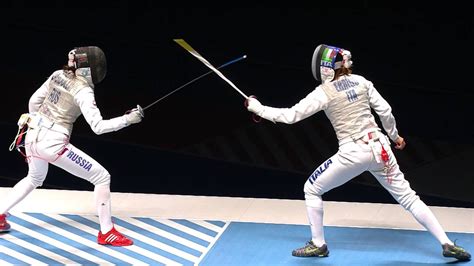 World Team Fencing Championships 2016 Rio - Women's Foil Gold match ITA vs RUS - YouTube