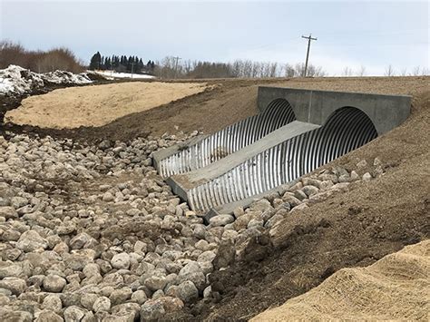 Gilbert Creek concrete Culvert Headwalls