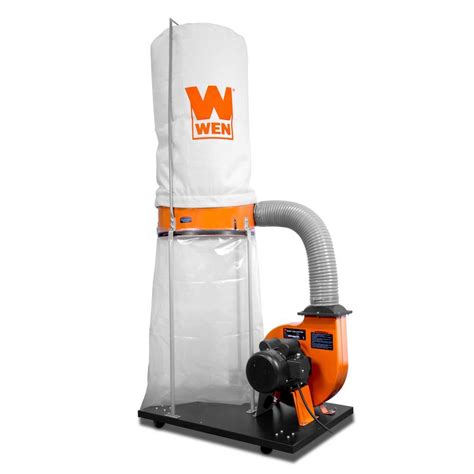 WEN 1500 CFM 16 Amp 5-Micron Woodworking Dust Collector with 50 Gal ...