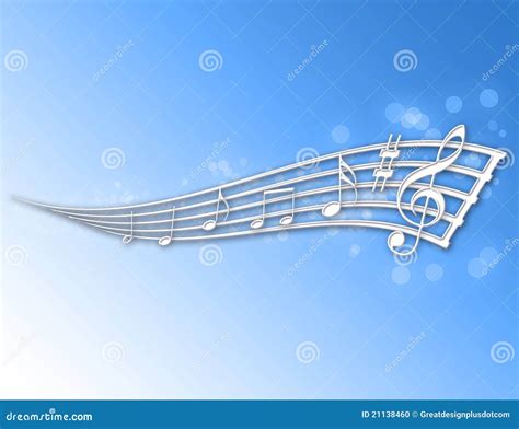 Abstract Music Notes! stock illustration. Illustration of class - 21138460