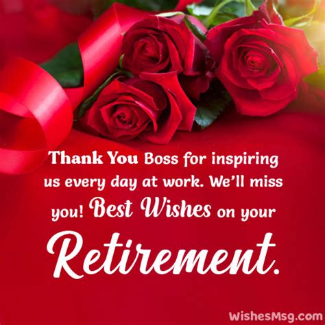 70+ Perfect Retirement Wishes For Boss - WishesMsg (2022)