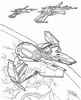 Print Starfighter X Wing coloring Sheet sketch template