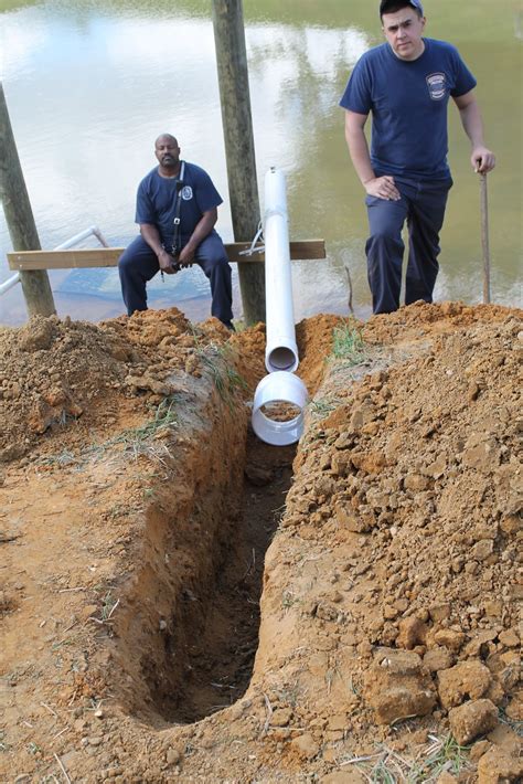 New Dry Hydrant Construction by Firefighters in Rural-Tier