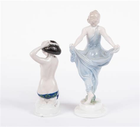 Lot - TWO ROSENTHAL PORCELAIN FIGURINES