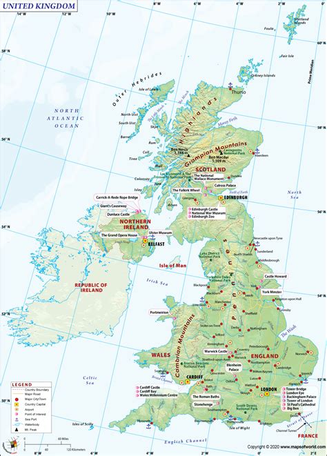 UK MAP - FreeTemplate