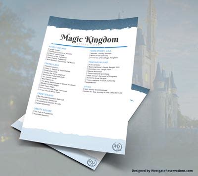 The Ultimate Disney World Rides List (With Printable Guides)