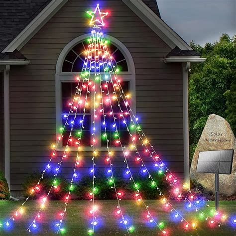 Solar-Yard-Decorations-Star-Lights-344-LED-8-Modes-Outdoor-Waterproof-Solar-Powered-Garden-Star ...