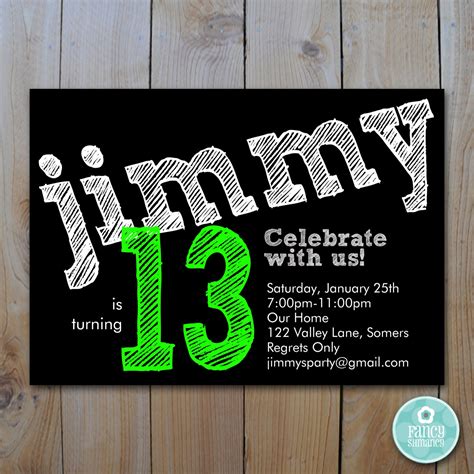 The Best Ideas for Teen Birthday Invitations - Home, Family, Style and Art Ideas