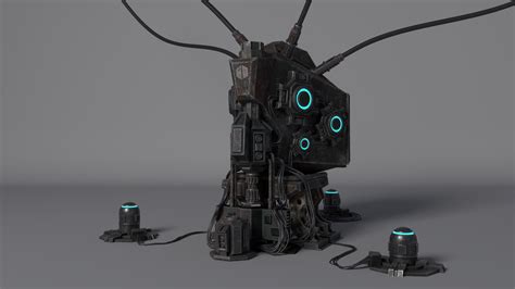 ArtStation - Machine Concept Art ~ From Saṃsāra - Animated Short Film