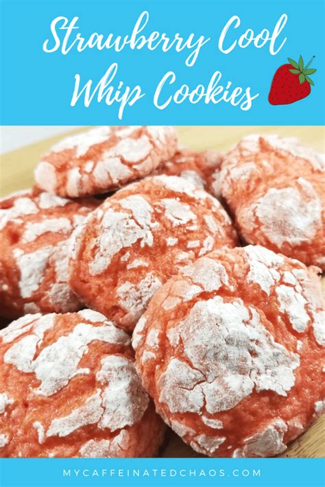 Strawberry Cool Whip Cookies - 10 Minutes & Only 3 Ingredients!