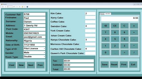 How to Create a Customer Billing System using Database in Visual Basic ...