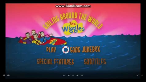 The Wiggles Sailing Around the World 2005 DVD Menu Walkthrough - YouTube