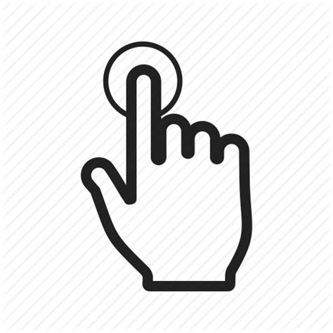 Mouse Pointer Hand Icon #125772 - Free Icons Library