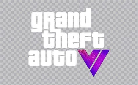 GTA 6 Logo PNG | Gta, Rockstar games, Rockstar games gta