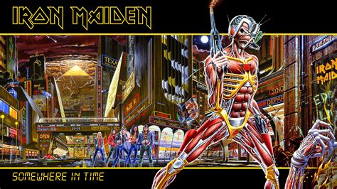 Iron Maiden eddie futuristic sci-fi sci heavy metal wallpaper | 2560x1440 | 82655 | Iron maiden ...