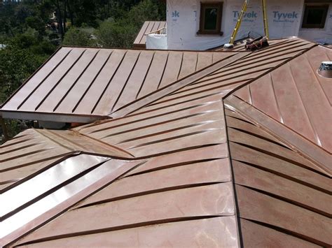 Fully seamed copper standing seam roof | Copper roof, Standing seam, Standing seam roof