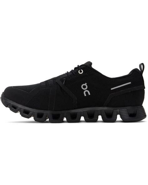 On Shoes Black Cloud 5 Waterproof Sneakers for Men | Lyst