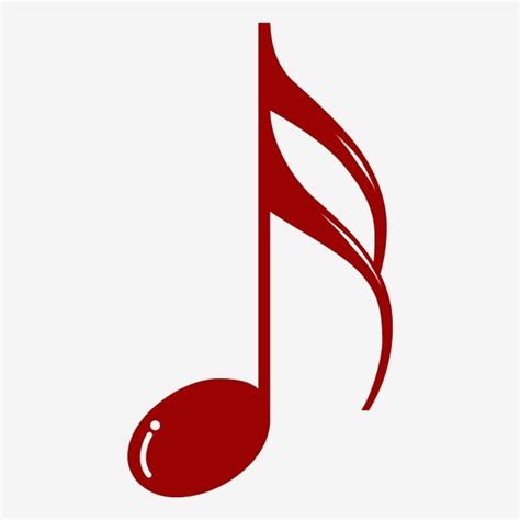 Simple Red Background Music Notes Ui Icon, Simple, Red, Background PNG ...