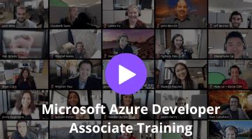 Microsoft Azure Developer Associate Training | Microsoft Azure ...